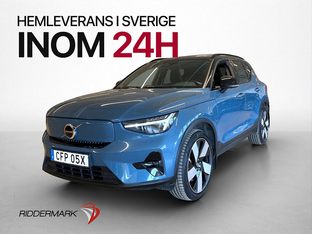 Volvo XC40 Recharge Twin motor Ultimate Värm Pano H/K Drag
