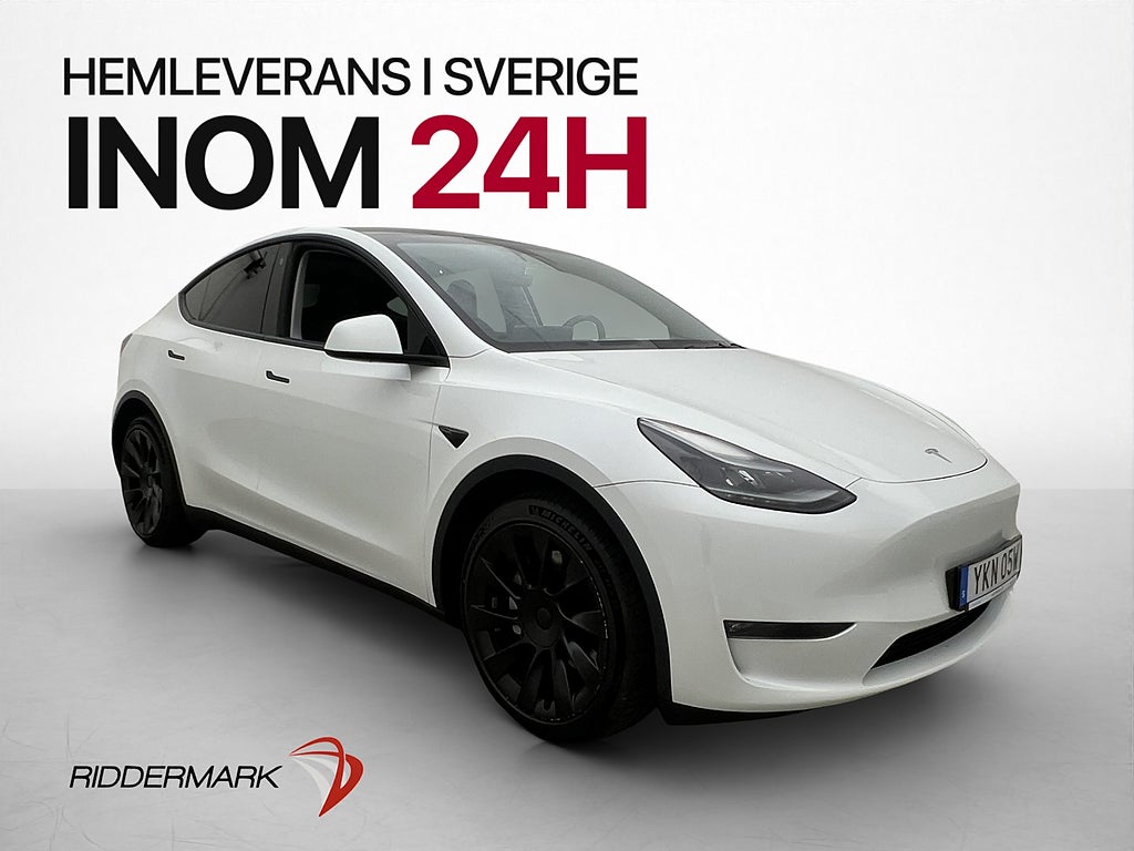 Tesla Model Y Long Range AWD 514hk MOMS Drag Adp-fart Pano