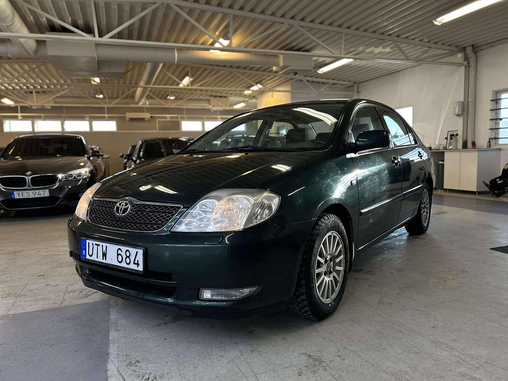 Toyota Corolla Sedan 1.6 VVT-i Drag M-Värm Nybesiktigad SoV