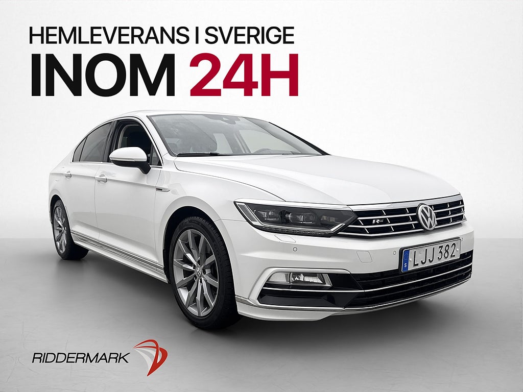 Volkswagen Passat 240hk 4M R-Line Läder Kamera Cockpit Drag