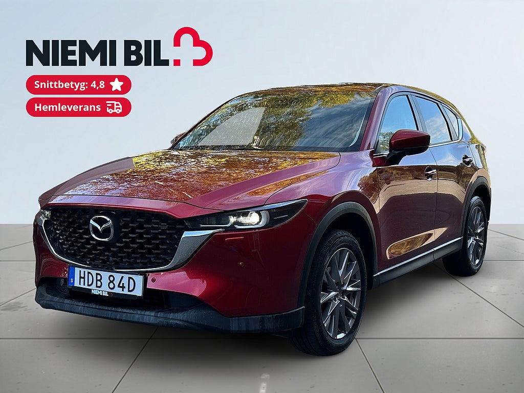 Mazda CX-5 SKYACTIV-G AWD 10Årsgaranti/Drag/Navi/Kamera/SoV-Däck