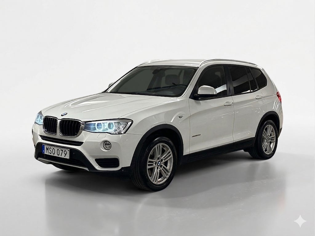 BMW X3 xDrive20d 190hk M-VÄRM DRAG ADAPTIV NYSERV S+V DÄCK