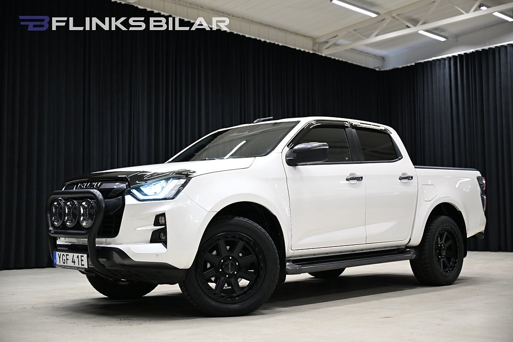 Isuzu D-Max 163HK Automat|Dubbelhytt|Flaklock|Frontbåge|Moms|SeUtr!