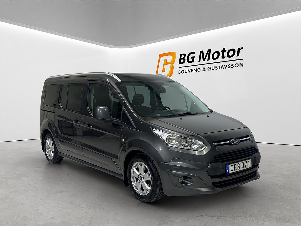 Ford Tourneo Connect 1.5 TDCi 120HK L2 Aut 7-sits/Drag/Värmare/Pano