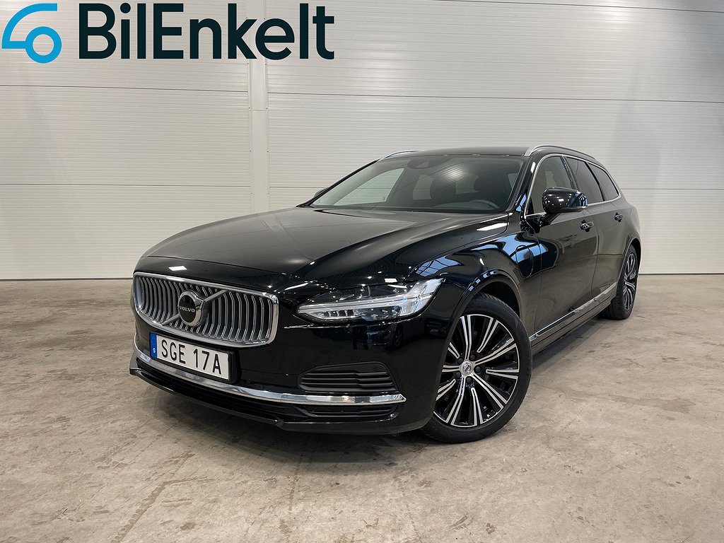 Volvo V90 Recharge T6 AWD Inscription Kamera VOC BLIS 2021 340hk