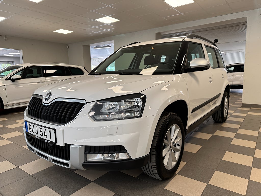Skoda Yeti 2.0 TDI 4X4 DSG Lastbilsreggad Värm. Kamera Navi Drag