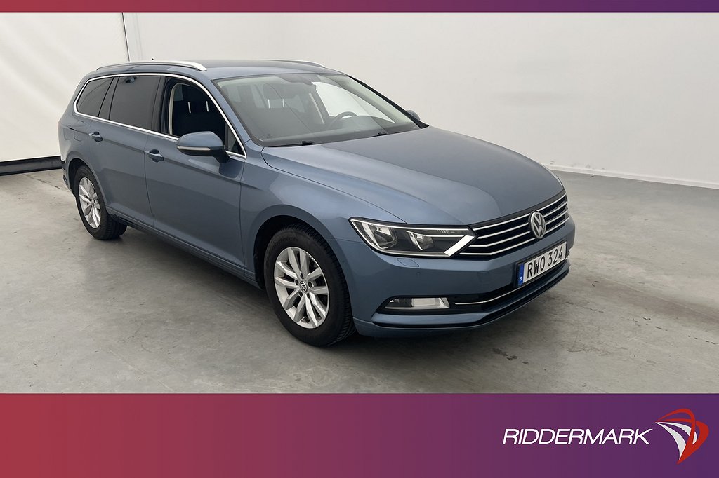 Volkswagen Passat 2.0 TDI 150hk P-Värm Kamera Drag 0,41L/mil