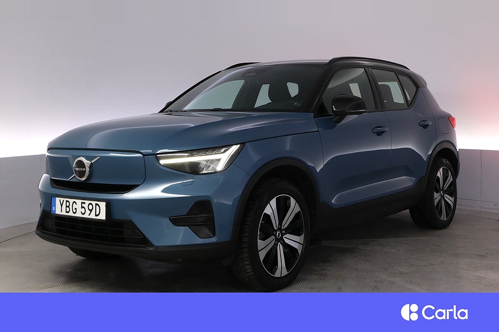 Volvo XC40 Recharge Twin motor Core Kamera Navi Drag V-Hjul