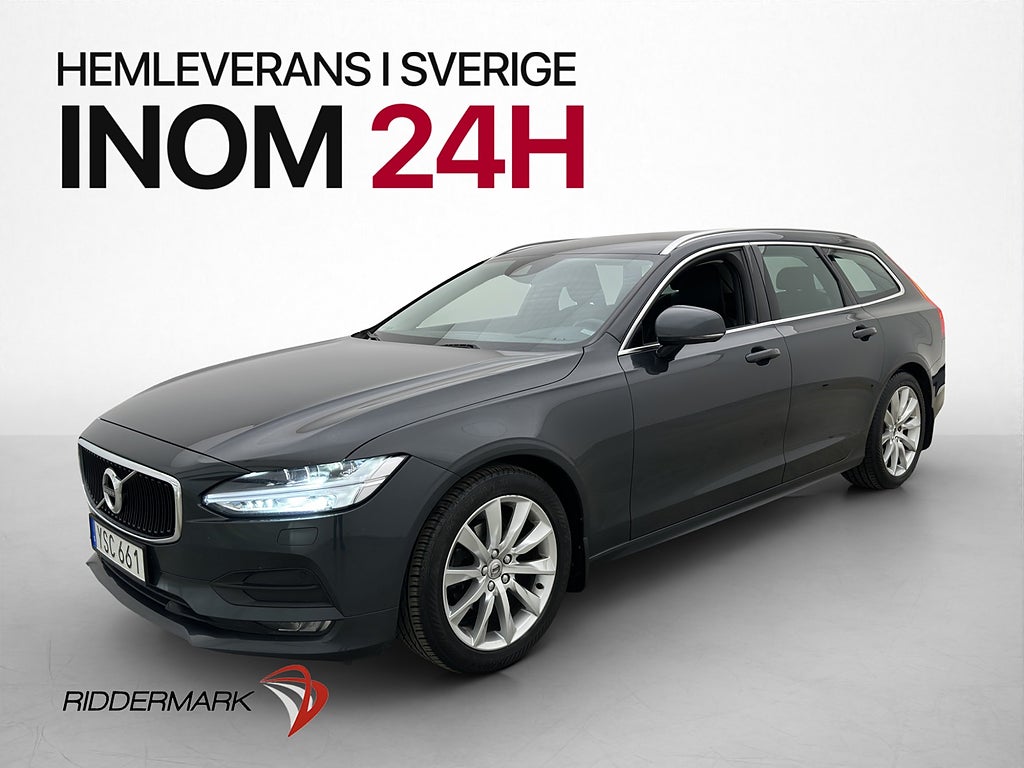 Volvo V90 D4 AWD Värmare Drag Kamera CarPlay Dynamiska-LED