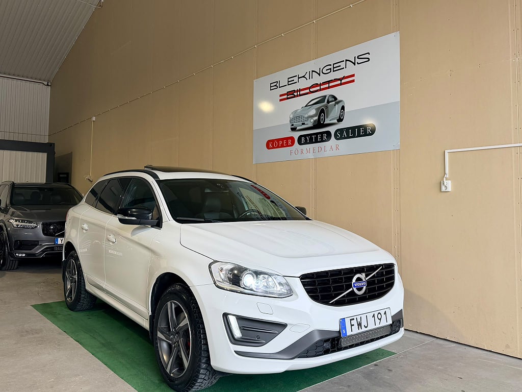 Volvo XC60 D4 AWD R-Design Business Edition Dragkrok T-lucka 190hk