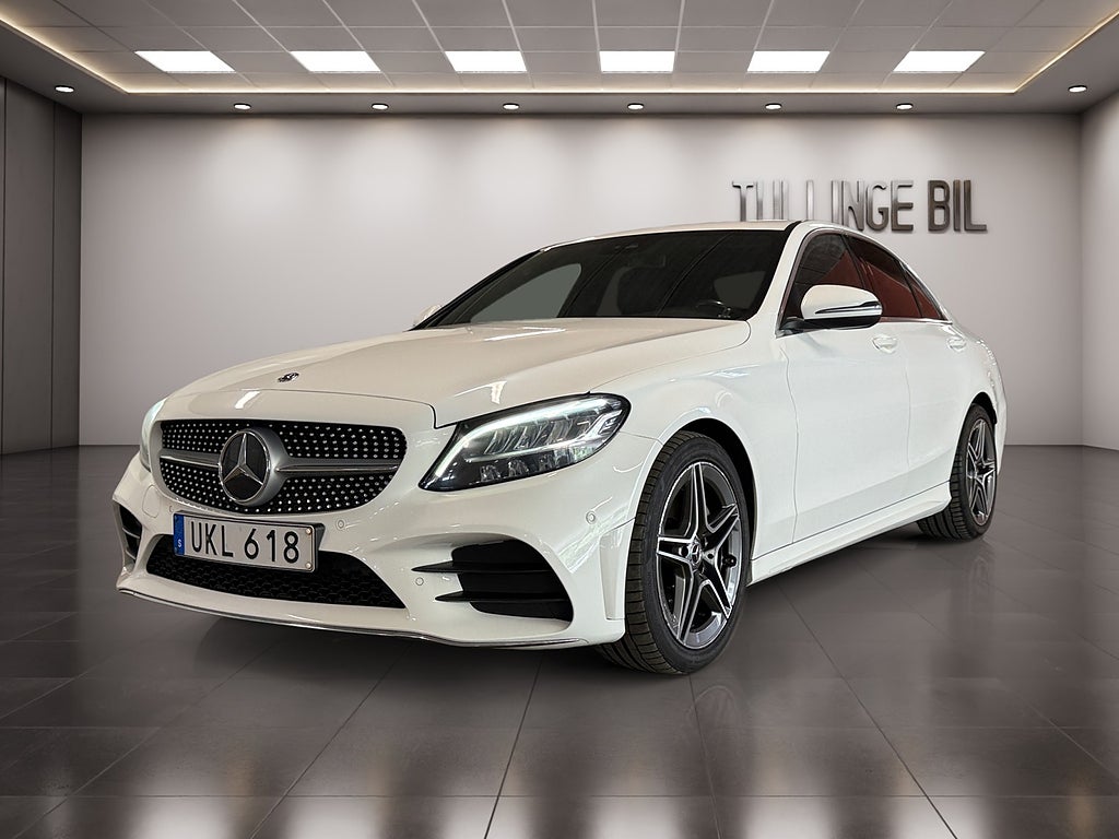 Mercedes-Benz C 200 d Sedan AMG Navi Värmare Backkamera Facelift 3,45%