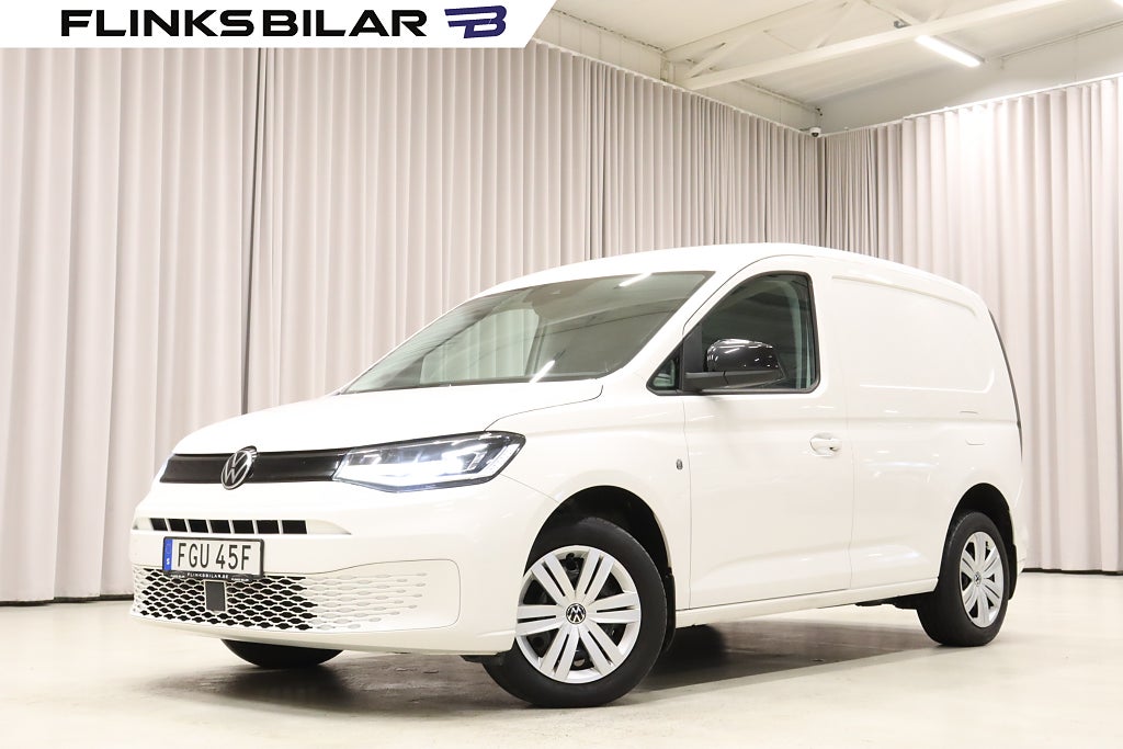 Volkswagen Caddy 4M 122HK Nedlackad|LED|Drag|B-kamera|D-Värm