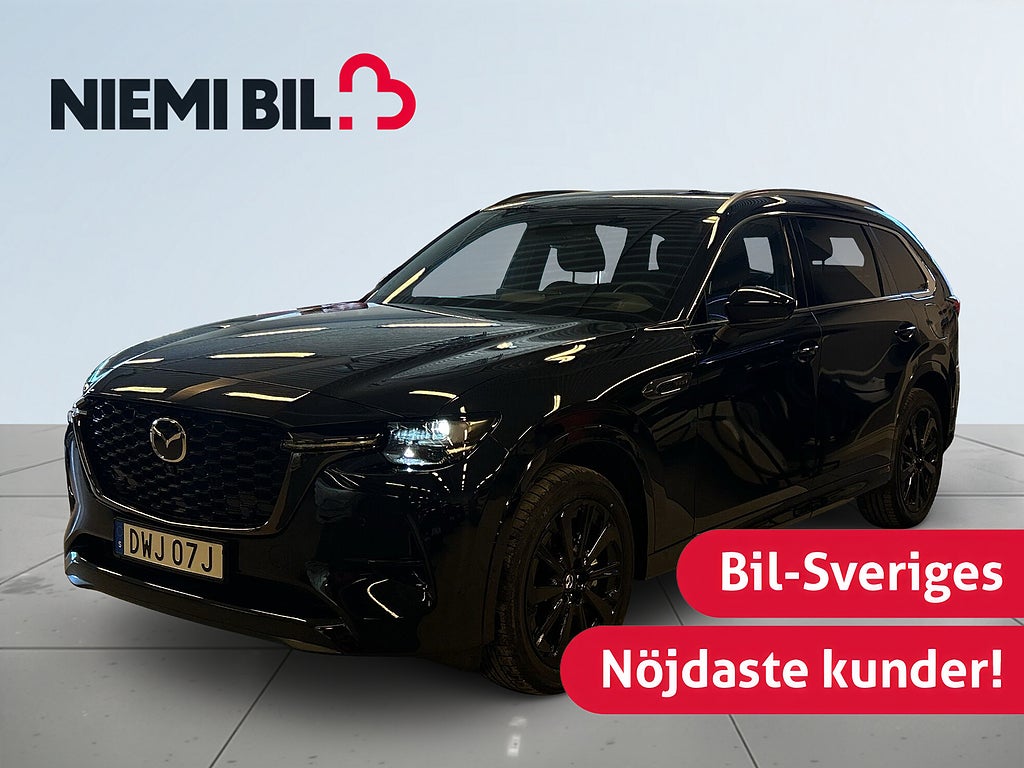 Mazda CX-80 PHEV Homura 6-Sits LÅGA MIL/BOSE/360/SoV-Däck/Garanti