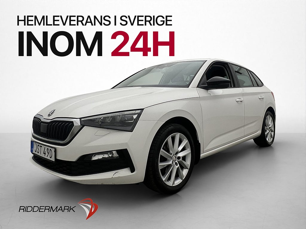 Skoda Scala 1.0 TSI 115hk Kamera Drag CarPlay 404kr Skatt