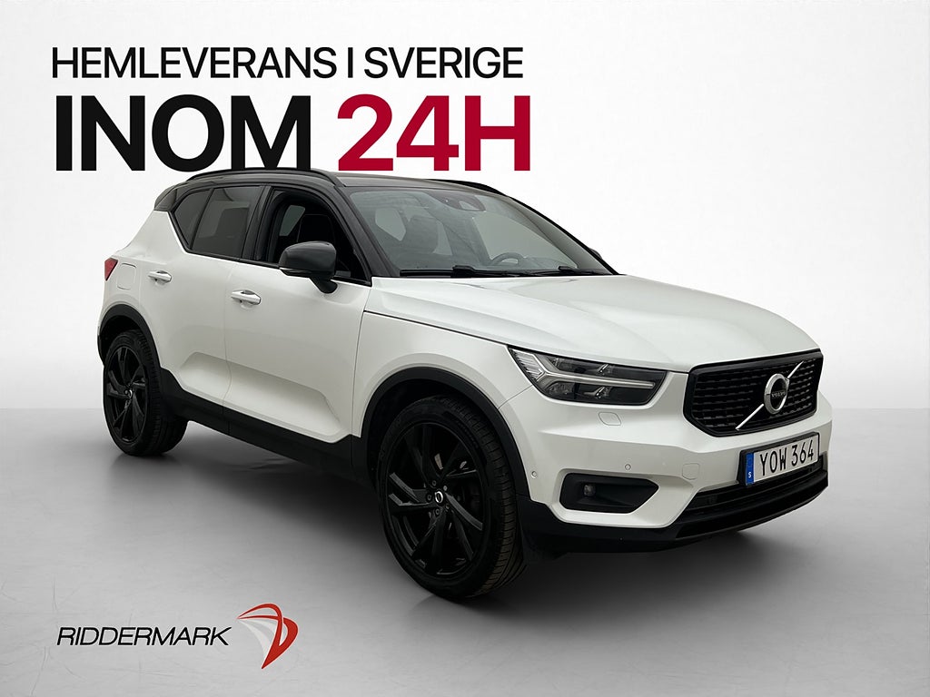 Volvo XC40 T4 190hk AWD R-Design Pano Värm H/K Kamera Drag