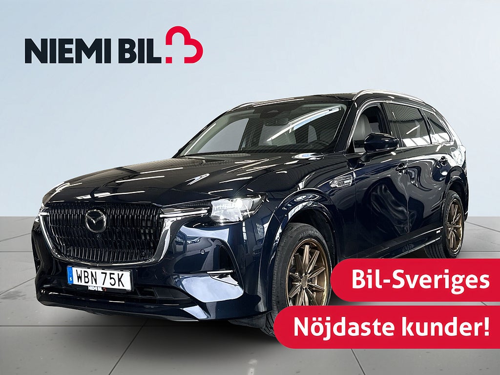 Mazda CX-80 PHEV Takumi Plus 6-sits S&V-hjul/Drag/Pano/BOSE/HuD/360