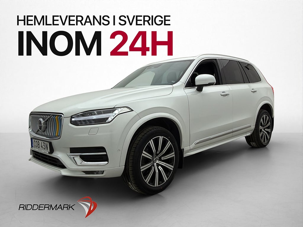 Volvo XC90 B5 AWD Inscription 7-Sits Pano B&W Drag