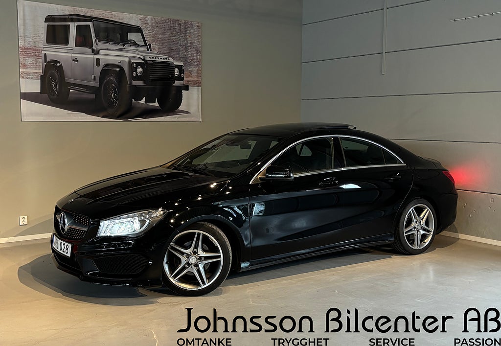Mercedes-Benz CLA 180 AMG Line Skinn Pano Elstolar Carplay Bkamera 122hk