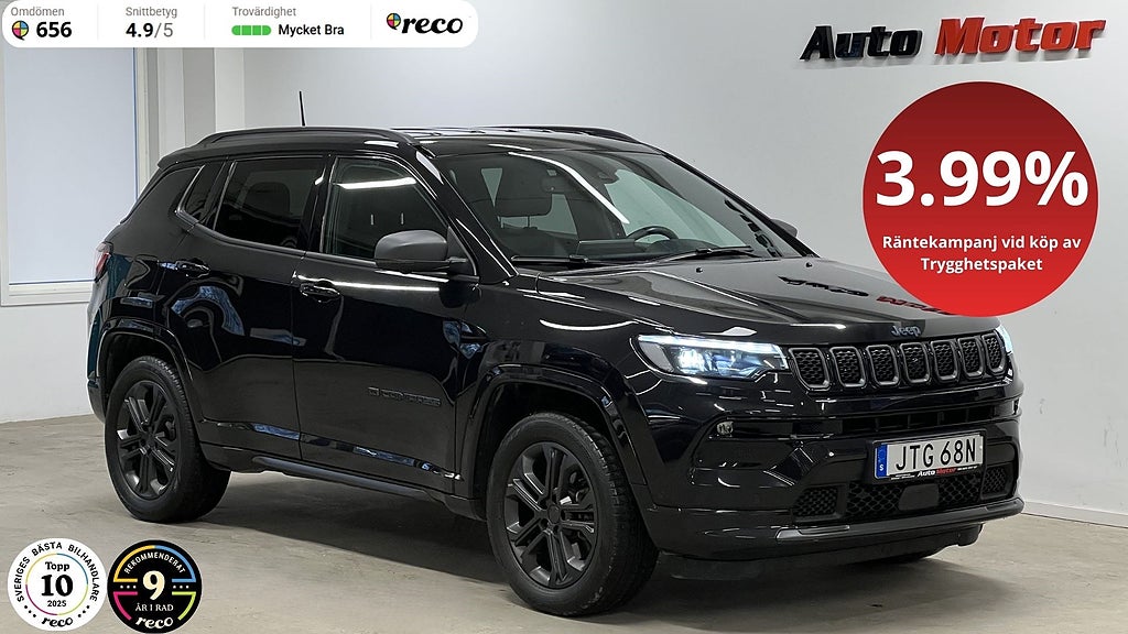 Jeep Compass 4xe AWD 190hk PHEV 80th Anniversary/Drag/MOMS