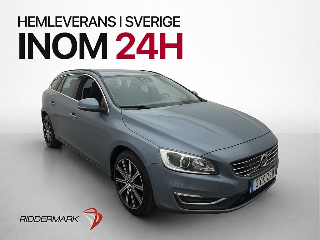 Volvo V60 D4 AWD Momentum Värm Drag Sensorer Navi Halvskinn