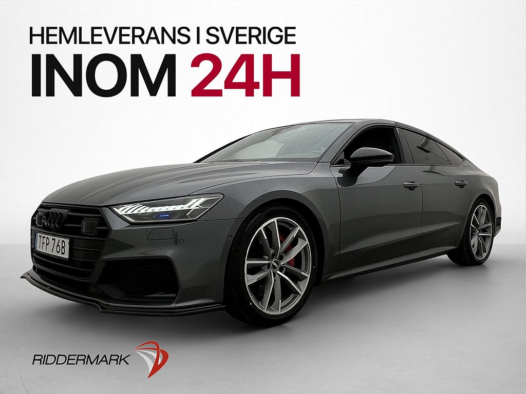 Audi A7 SB 55 TFSI e 367hk Ladd Hybrid S Line Matrix 360°