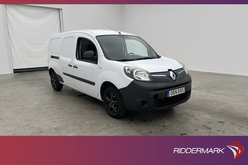 Renault Kangoo Maxi 22kWh ELSKÅPBIL PDC FRIKÖPT BATTERI Moms