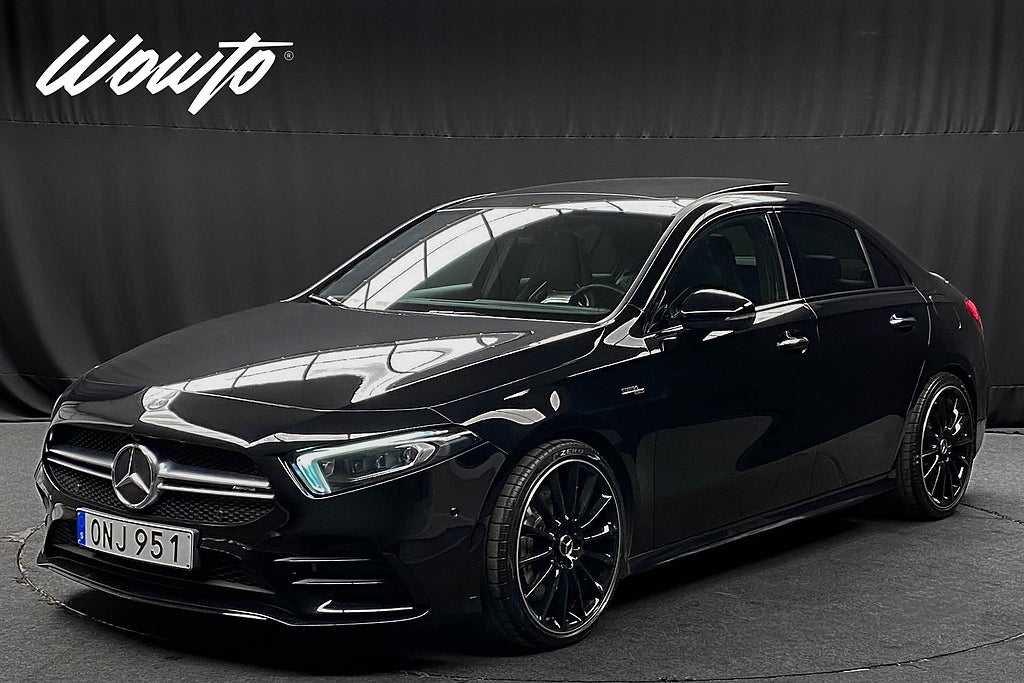 Mercedes-Benz A 35 AMG 4M Skalstolar/Navi/Pano/Drag/Värmare/4.95%