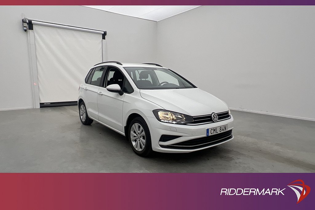 Volkswagen Golf Sportsvan TSI 115hk Kamera CarPlay