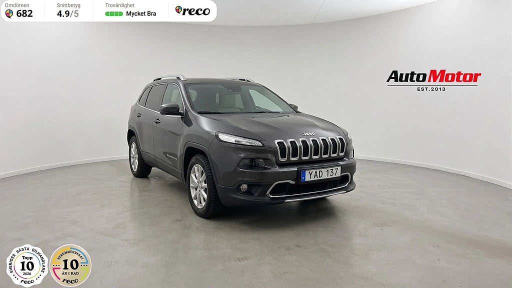 Jeep Cherokee 2.2 CRD 4WD Limited 200hk Drag/kamera