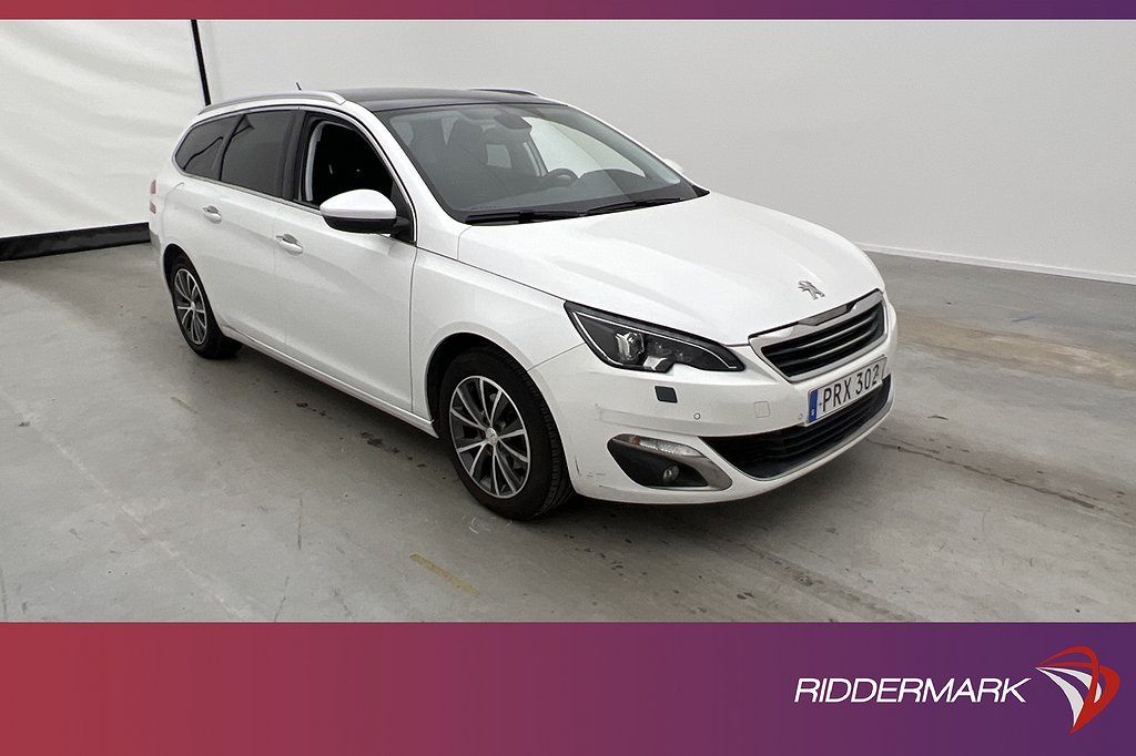 Peugeot 308 SW 1.2 130hk Allure Pano Navi Sensorer Drag