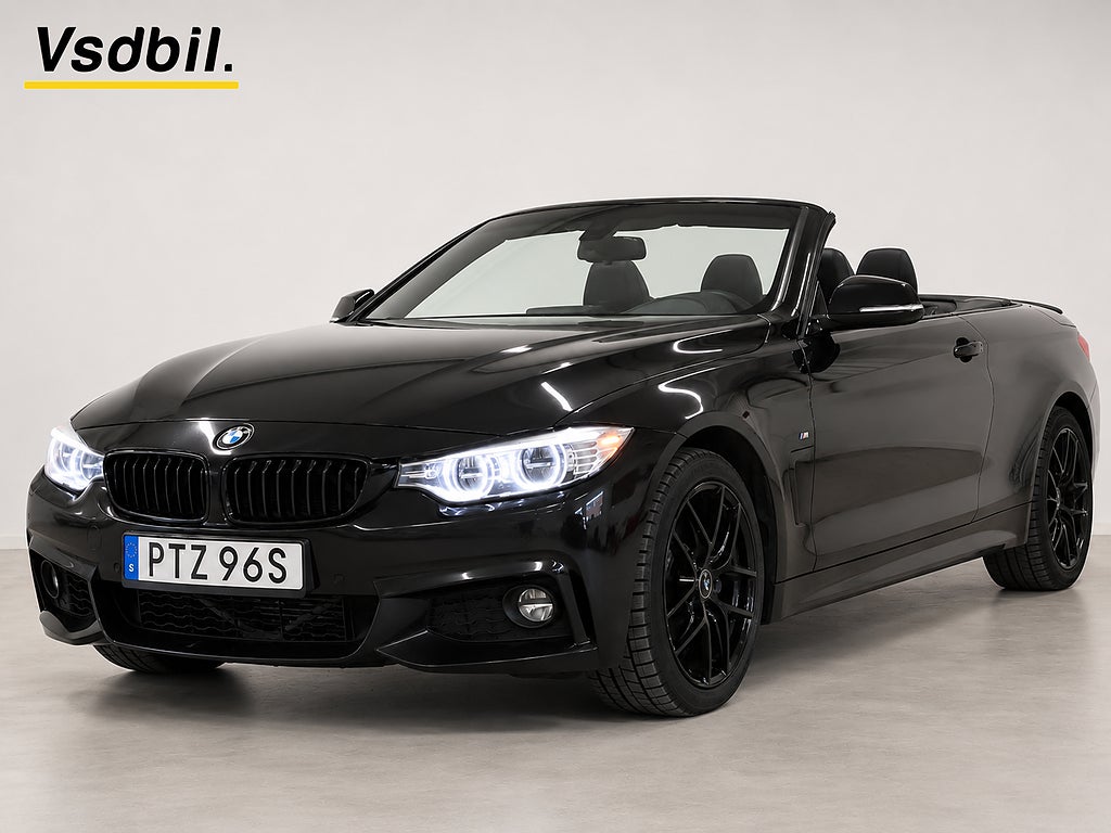 BMW 435D d xDrive CABRIOLET 313HK M-SPORT NYSERVAD HÖSTPRIS!