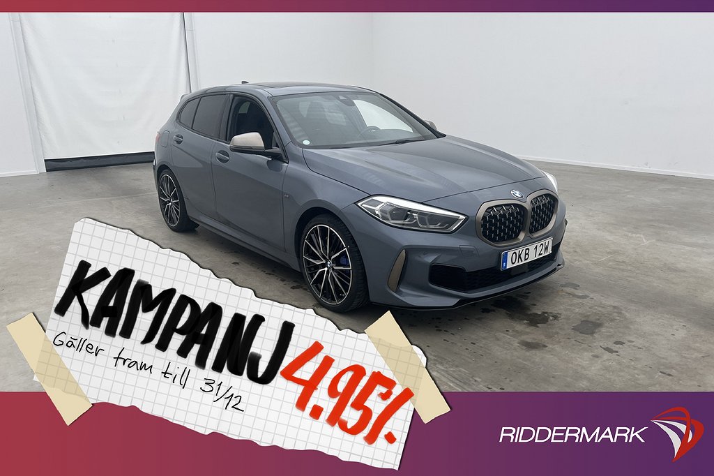 BMW M135 i xDrive 306hk Pano HiFi A 4,95% Ränta