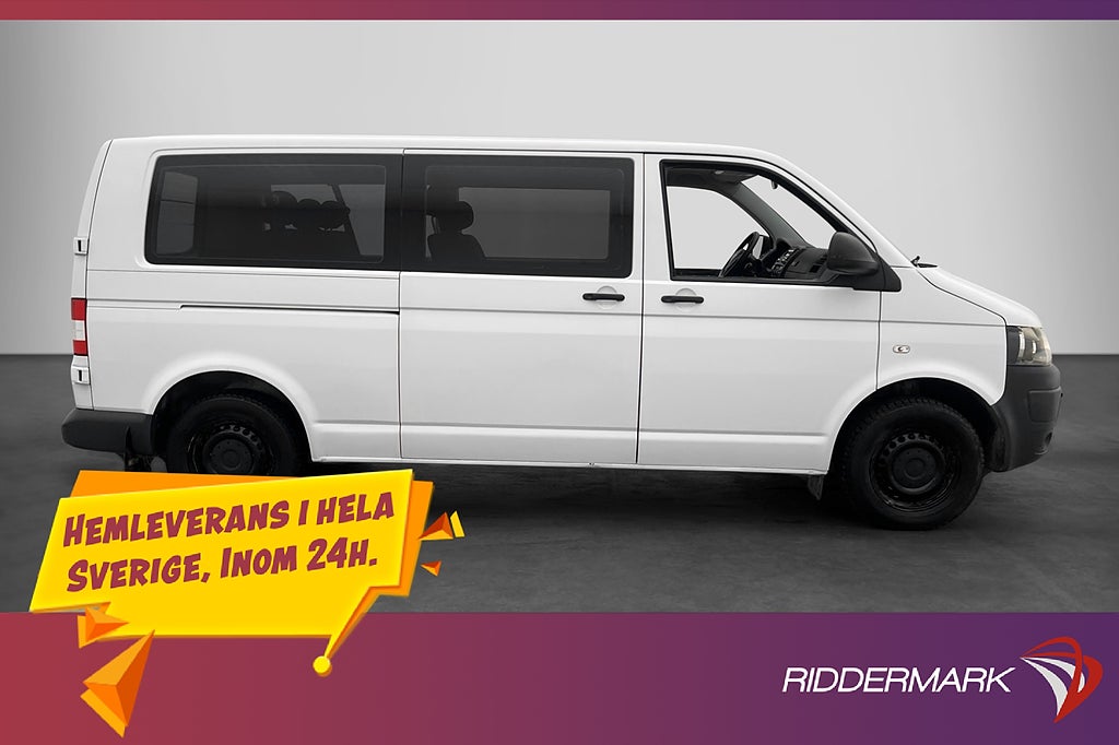 Volkswagen Caravelle Lång 2.0TDI 140hk Värmare PDC 9-Sits