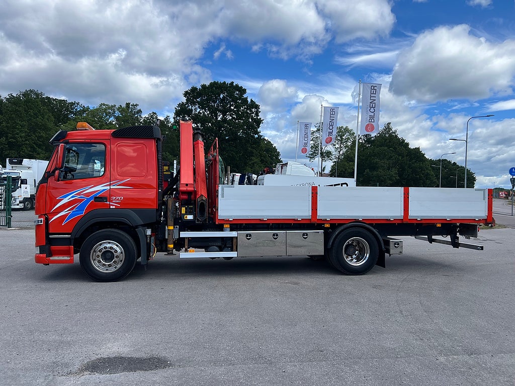 Volvo FM 370 4x2 Kranbil, Palfinger Kran, Euro 6