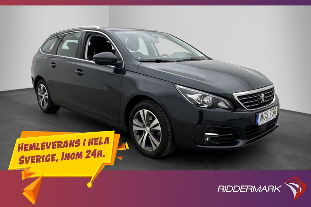 Peugeot 308 SW 1.5 131hk Allure Kamera Halvskinn Carplay