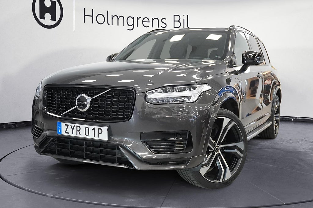 Volvo XC90 T8 Ultra Dark Edition Pano B W HUD 7-Sits 22 Leasebar | Ränta