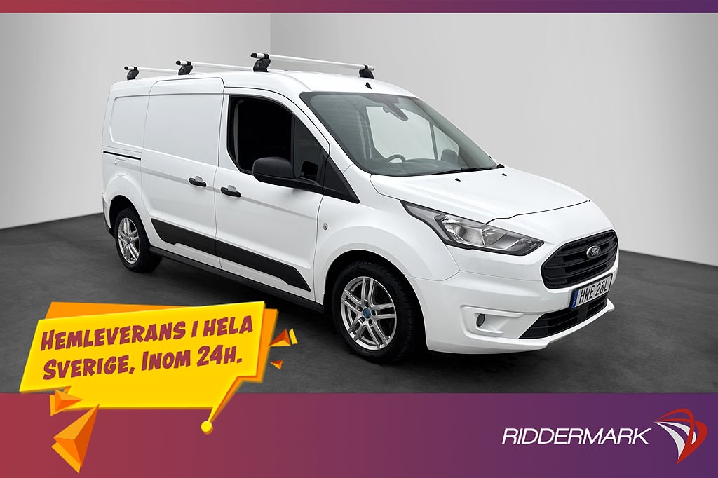 Ford Transit Connect LWB 210 Värmare Dragkrok Kamera Moms