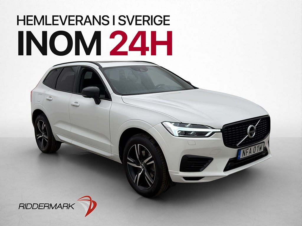 Volvo XC60 T6 340hk AWD R-Design Värmare Pano H/K 360° Drag