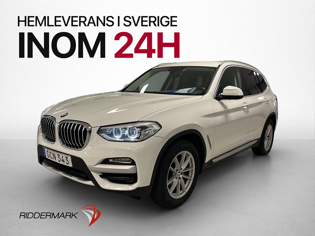 BMW X3 xDrive20i 184hk X-Line Navi Värmare Halvskinn Drag