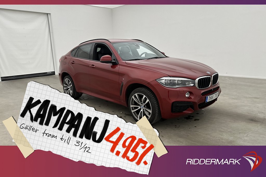 BMW X6 xDrive30d M Sport H/K Kamera Navi Komfort 4,95% Ränta