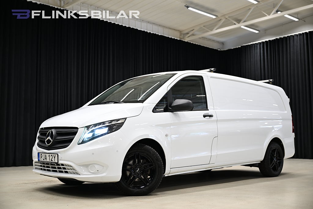 Mercedes-Benz Vito 116 Automat|Lång|Inredd|Nedlackad|LED|Drag|Värmare|Moms