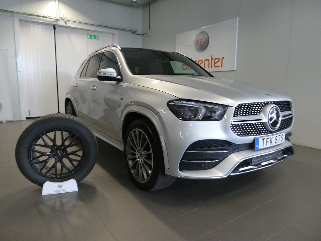 Mercedes-Benz GLE 350 de 4M AMG Line Drag-Luft-Navi-Värmare-HUD-Pano-SoV