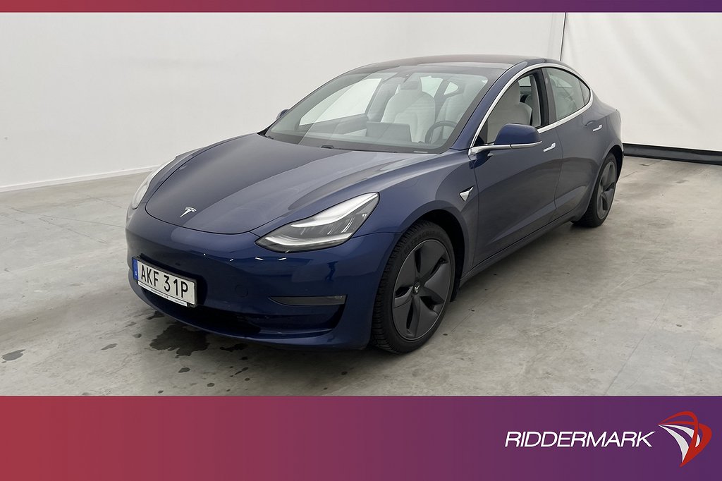 Tesla Model 3 Long Range AWD Autopilot Panorama Svensksåld