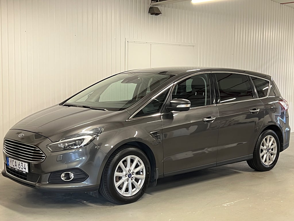 Ford S-Max 2.0 TDCi Auto Powershift Titanium NyKamrem 7-sits Drag