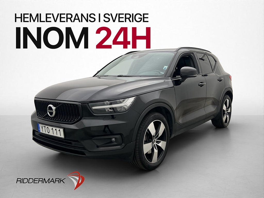 Volvo XC40 D4 AWD 190hk Pano Kamera D-värm Drag Halvskinn