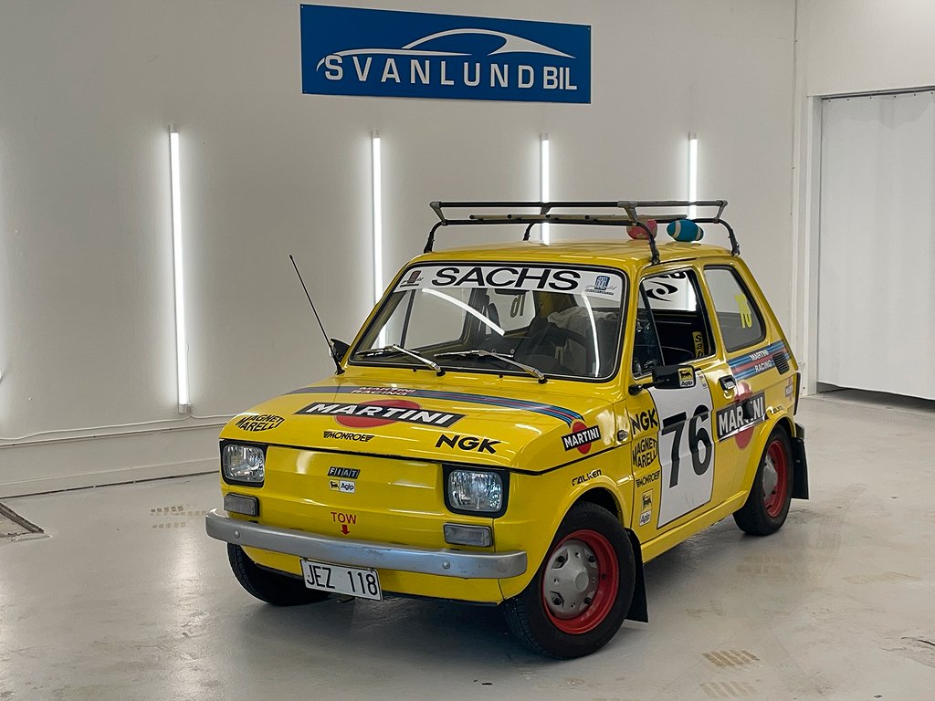 Fiat 126 0.6 23hk/SAMLAROBJEKT/Ny-serv/Svensksåld