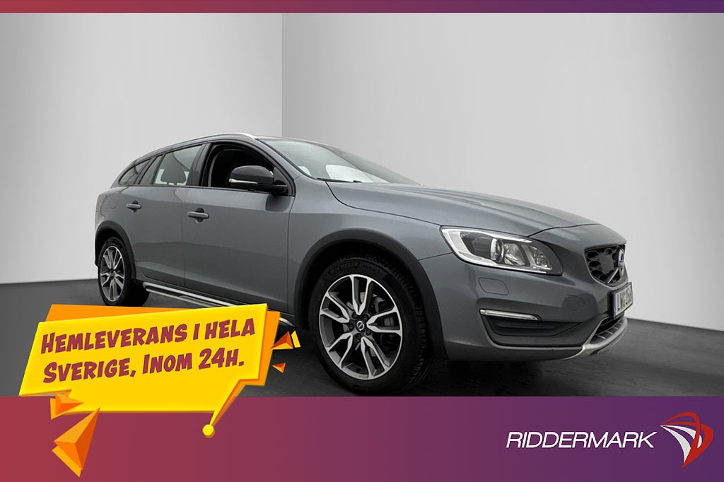 Volvo V60 Cross Country D3 Summum D-Värm Drag Skinn 1-bruk