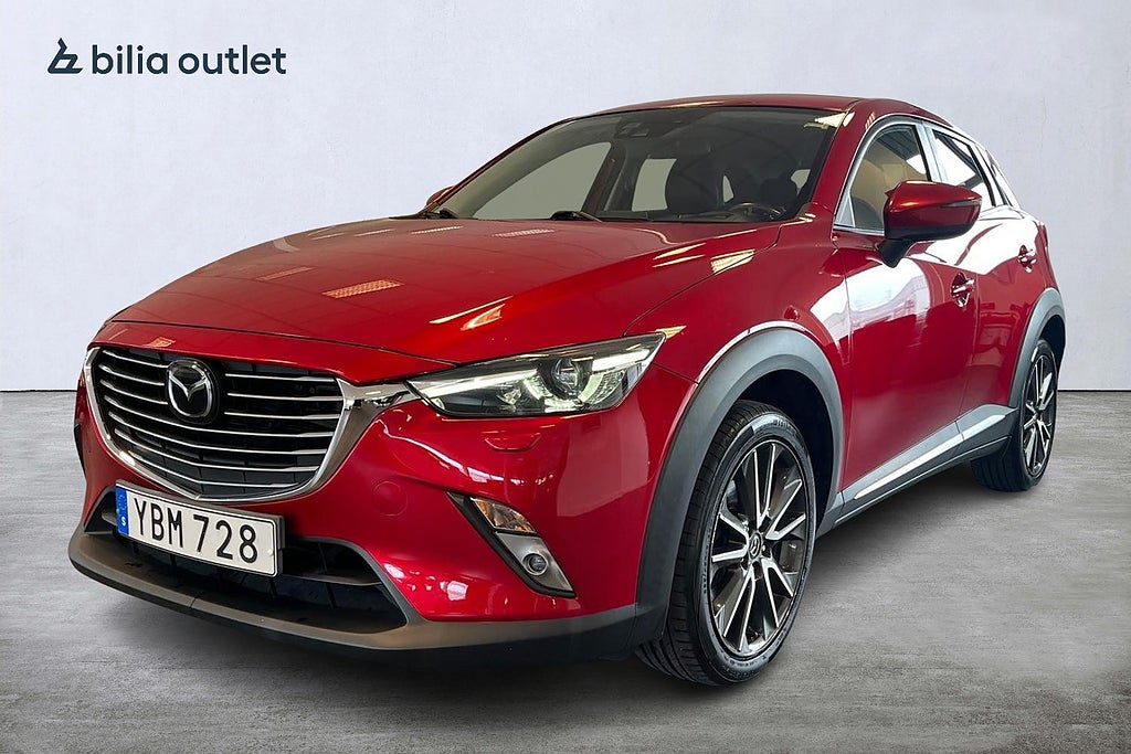 Mazda CX-3 2.0 SKYACTIV-G 120hk / Kamera GPS HuD Adapt Farthållare