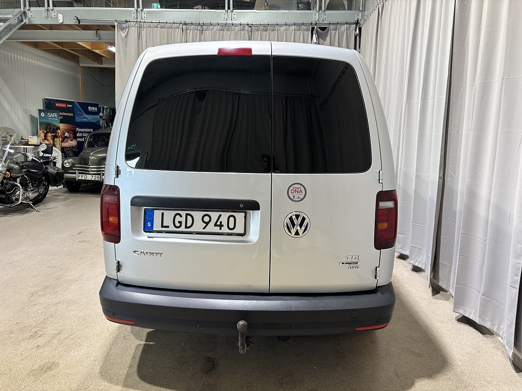 Volkswagen Caddy Maxi Van 2.0 TDI BlueMotion Drag Värmare Verkstadsinredning