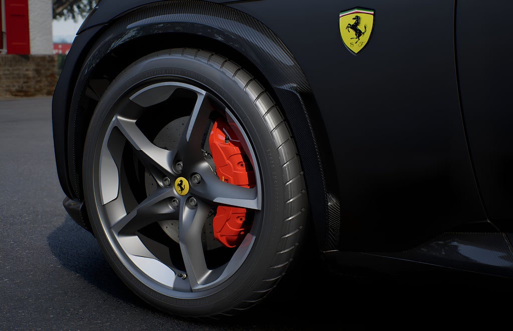 Ferrari Purosangue MOMS Nero Daytona Full Carbon Pano 23" Liftsystem Bur
